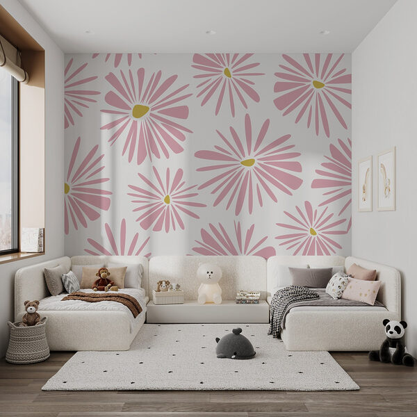Pattern of pink flowers Pattern of pink flowers