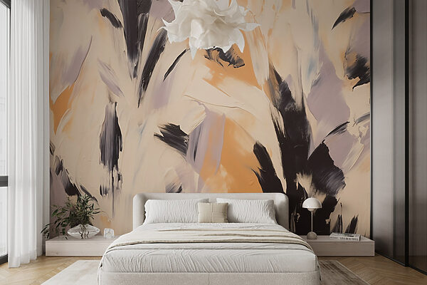 Abstract strokes in soft hues. Abstract strokes in soft hues.