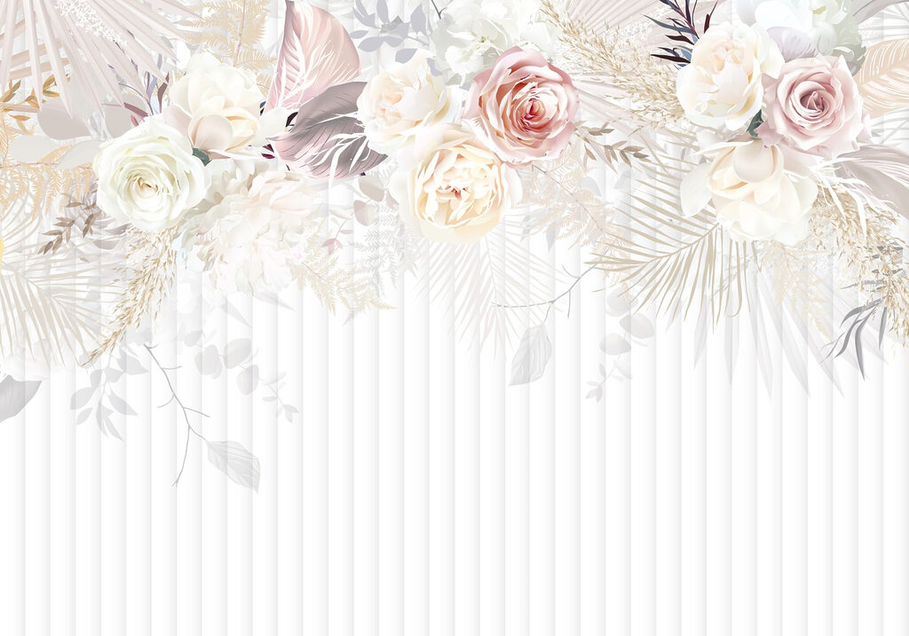 White and pink flowers White and pink flowers