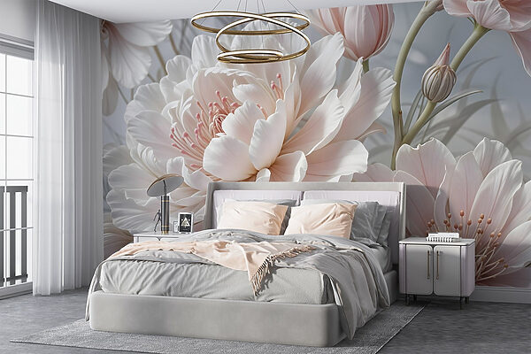Delicate blooms in soft hues Delicate blooms in soft hues