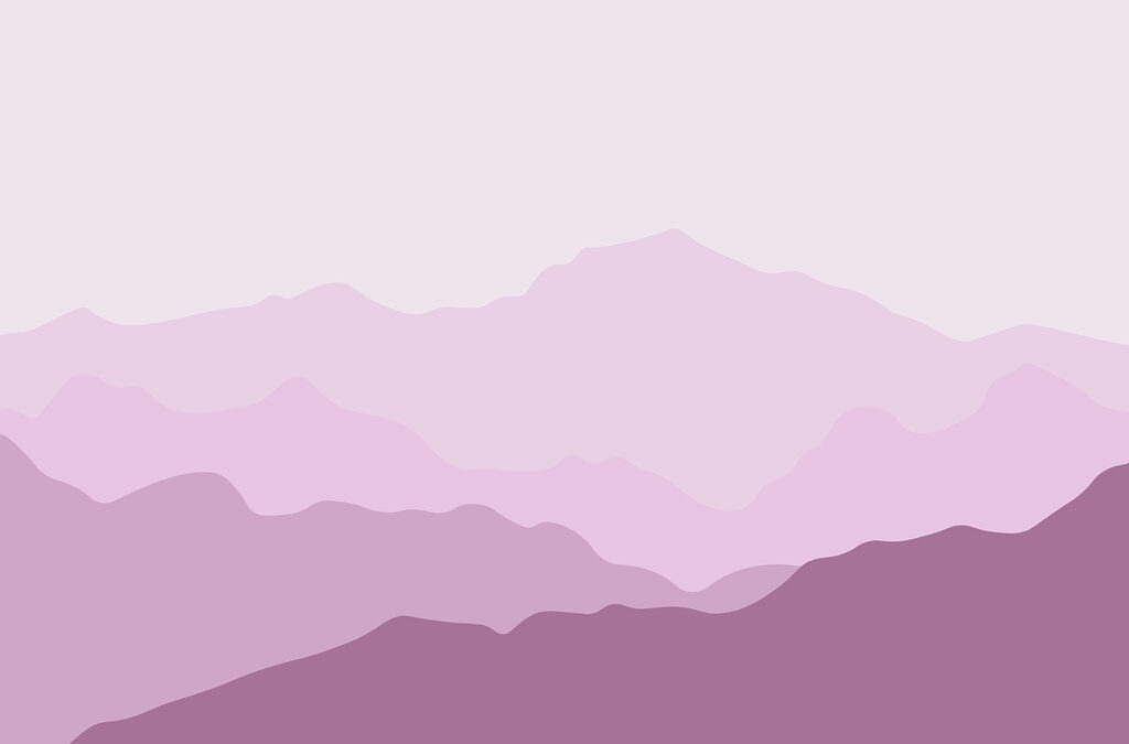 Purple mountains with white clouds Purple mountains with white clouds