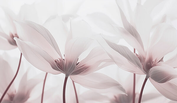 Delicate blossoms in soft hues Delicate blossoms in soft hues
