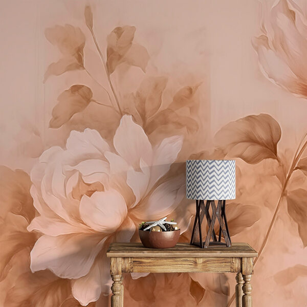Painting of flowers and leaves Painting of flowers and leaves