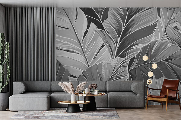 Natural patterns in monochrome tones. Natural patterns in monochrome tones.