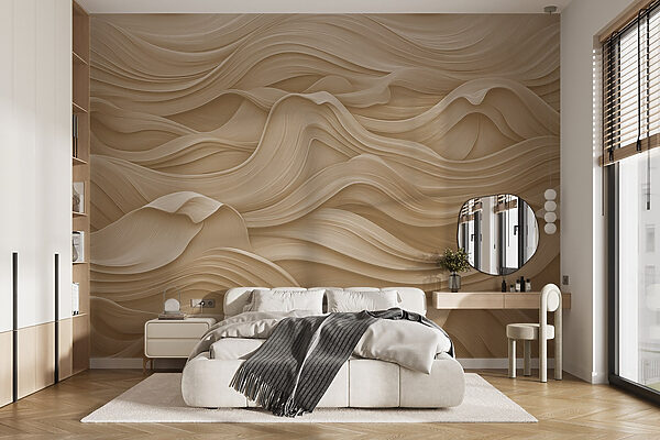 Fluid lines create a calming aesthetic Fluid lines create a calming aesthetic
