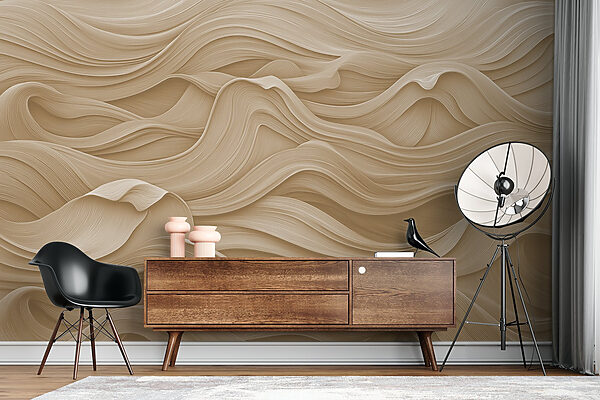 Fluid lines create a calming aesthetic Fluid lines create a calming aesthetic