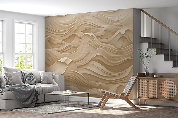 Fluid lines create a calming aesthetic Fluid lines create a calming aesthetic