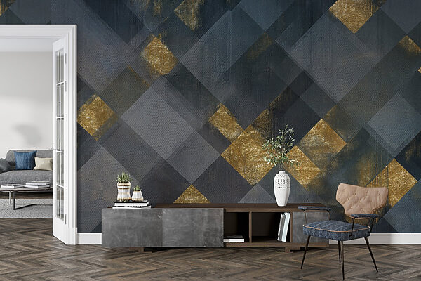 Abstract geometric pattern with texture. Abstract geometric pattern with texture.