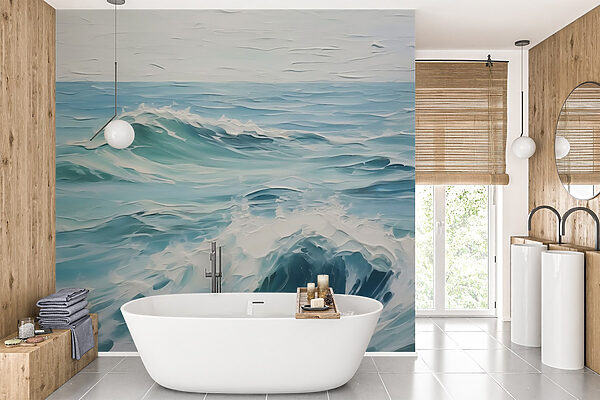 Painting of a wave Painting of a wave