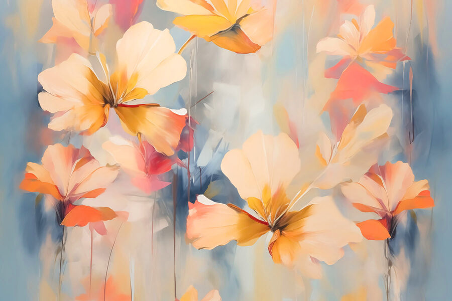 Painting of flowers Painting of flowers