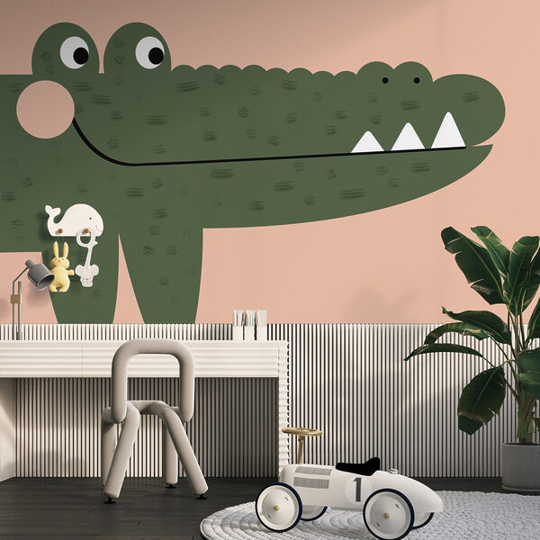 Cartoon of a crocodile Cartoon of a crocodile