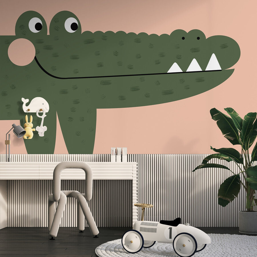 Cartoon of a crocodile Cartoon of a crocodile