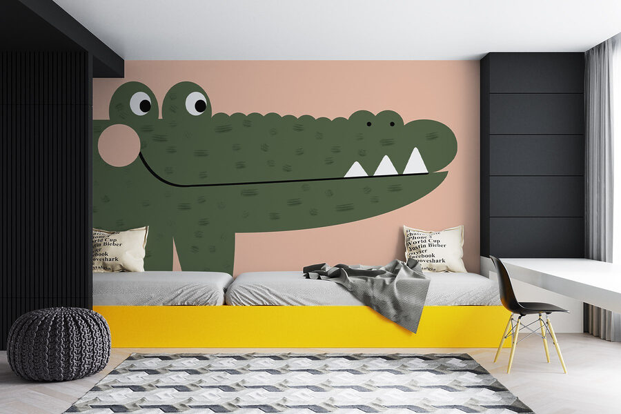 Cartoon of a crocodile Cartoon of a crocodile
