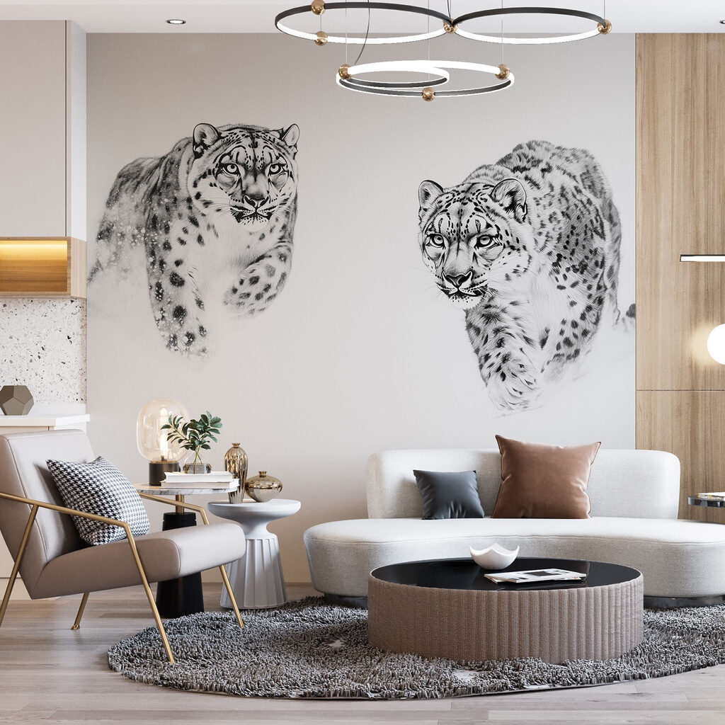 Couple of cheetahs running
