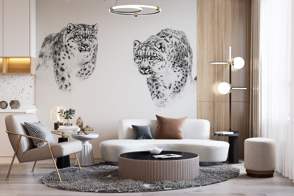 Couple of cheetahs running