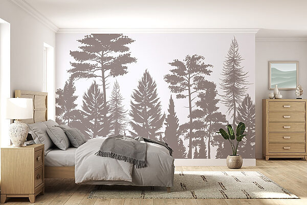Group of trees in a forest Group of trees in a forest