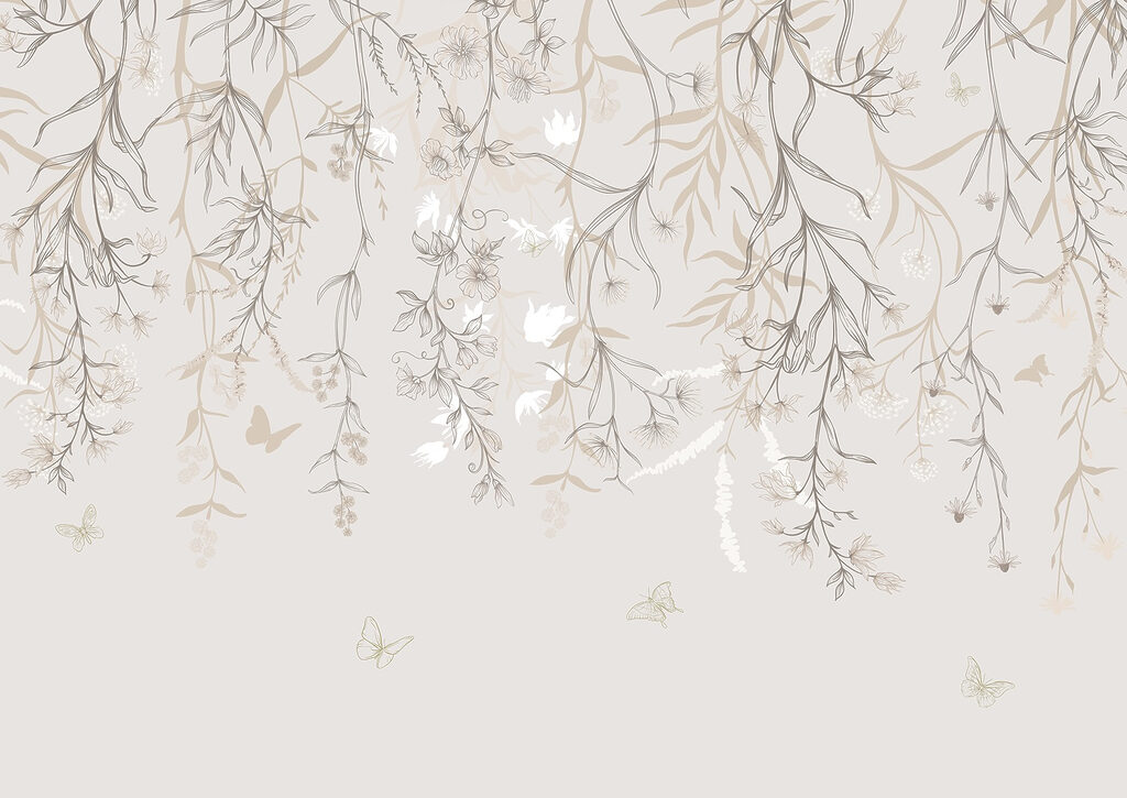 Delicate blooms cascade from above Delicate blooms cascade from above