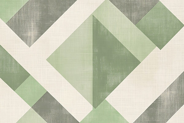 Green and white geometric pattern Green and white geometric pattern