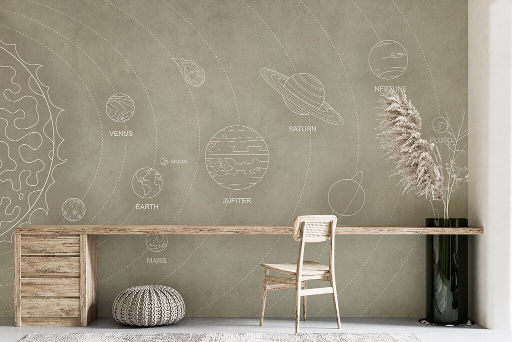Diagram of planets and their names Diagram of planets and their names