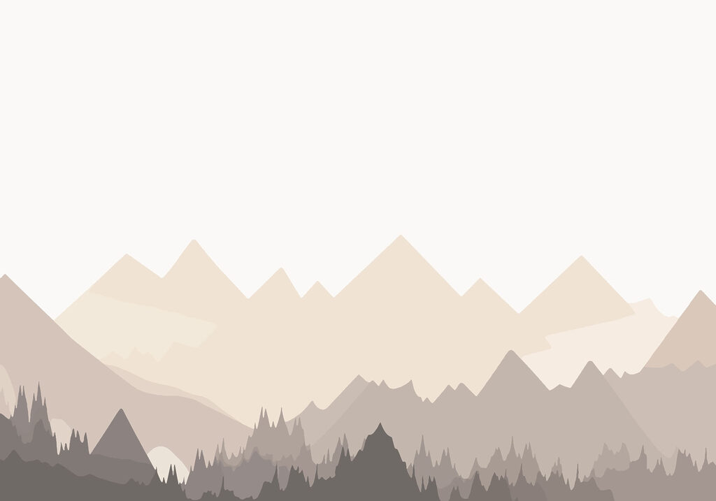 Mountain range with trees Mountain range with trees