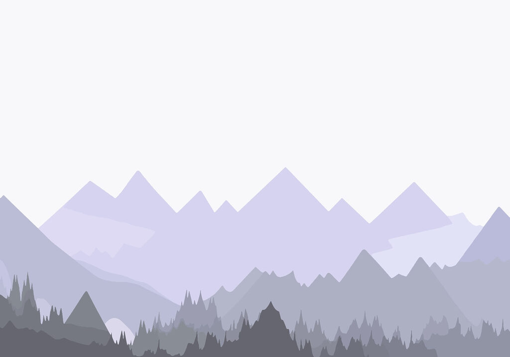 Mountain range with trees Mountain range with trees