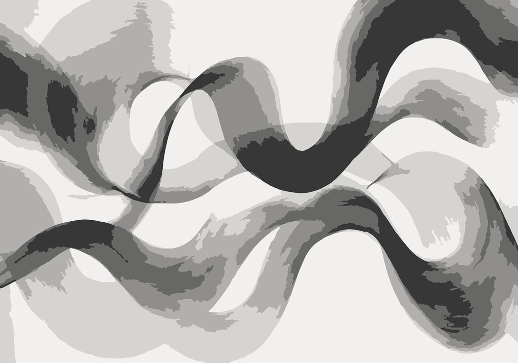 Grey and white swirly lines Grey and white swirly lines