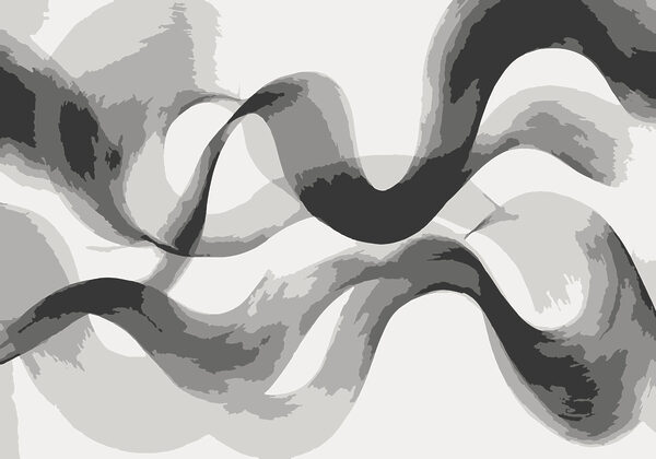 Grey and white swirly lines Grey and white swirly lines