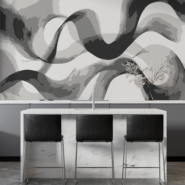 Grey and white swirly lines Grey and white swirly lines