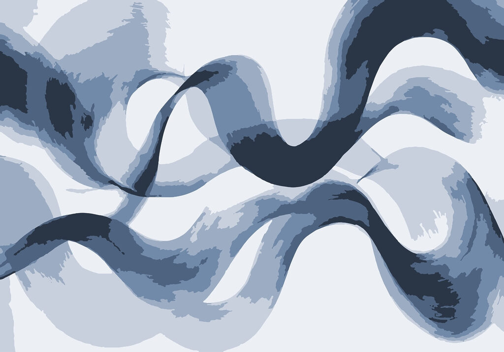 Blue and white swirls Blue and white swirls