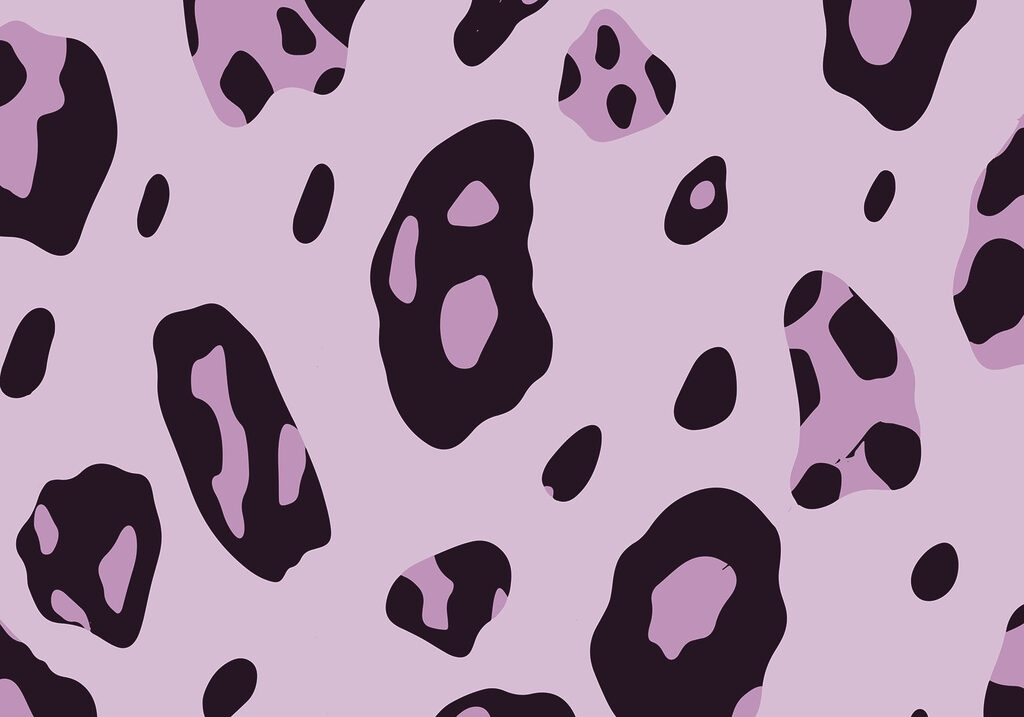 Purple and black spotted pattern Purple and black spotted pattern