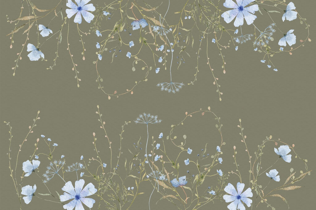 Pattern of flowers and plants Pattern of flowers and plants