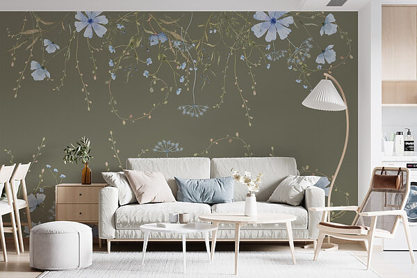Pattern of flowers and plants Pattern of flowers and plants