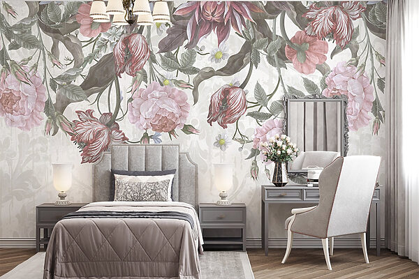 Delicate blooms in soft hues Delicate blooms in soft hues