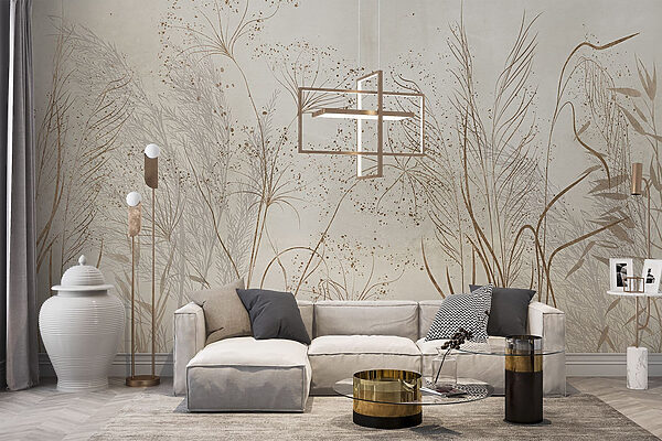Calm and serene nature illustration. Calm and serene nature illustration.