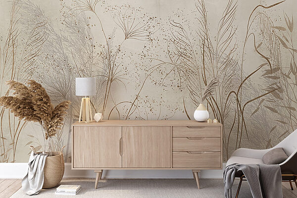 Calm and serene nature illustration. Calm and serene nature illustration.