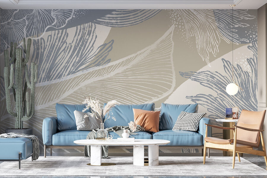 Soft hues and delicate floral patterns. Soft hues and delicate floral patterns.