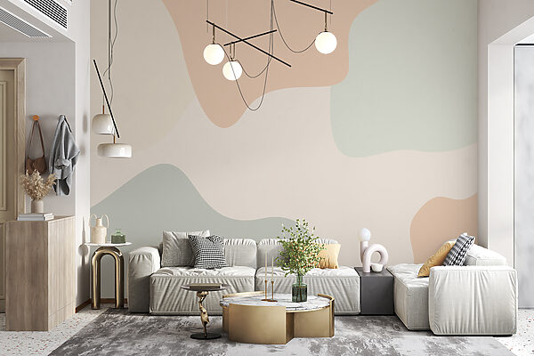 Colorful background with different shapes Colorful background with different shapes