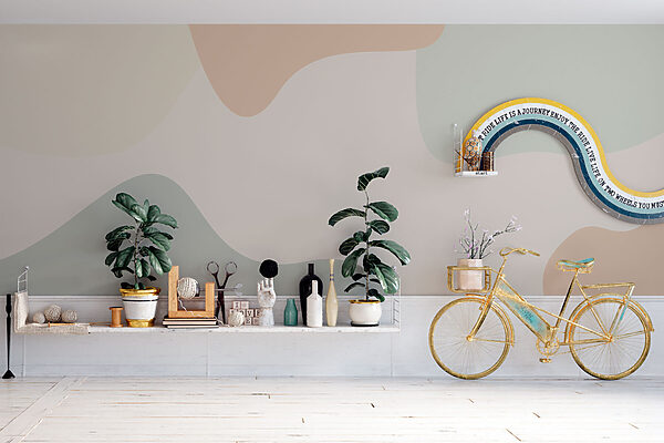 Colorful background with different shapes Colorful background with different shapes