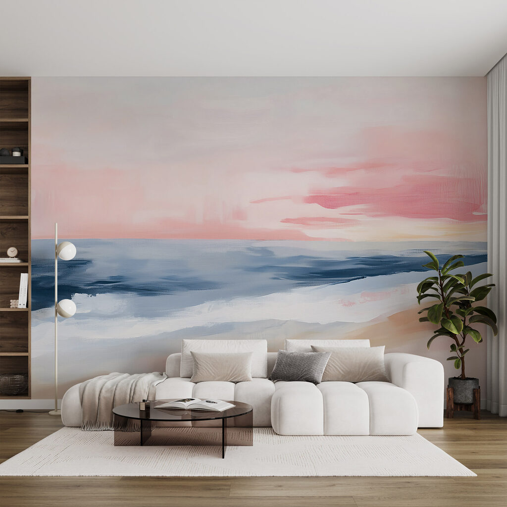 Painting of a beach