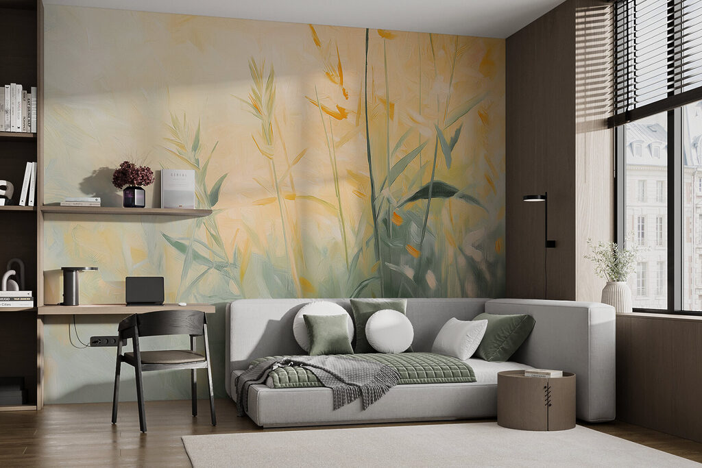 Painting of plants and flowers