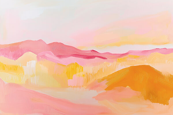 Painting of a desert Painting of a desert