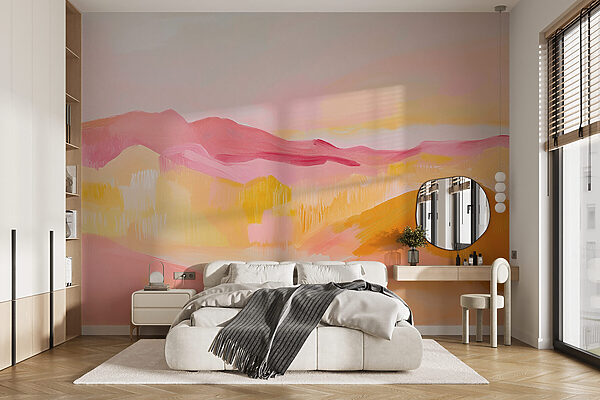Painting of a desert Painting of a desert