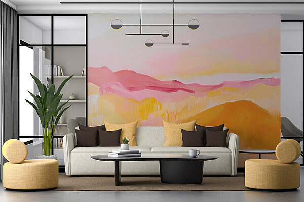 Painting of a desert Painting of a desert