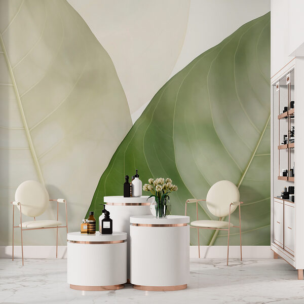 Elegant leaves in soft hues. Elegant leaves in soft hues.