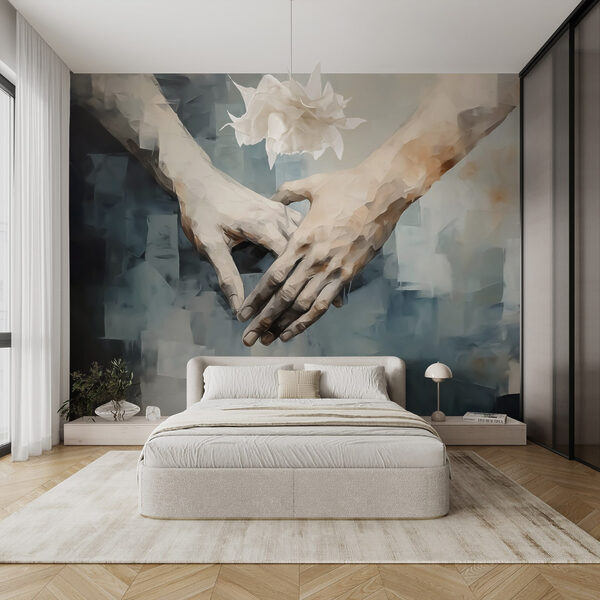 Wall murals Touching hands connect in unity (SKU: w02433) Wall murals Wall murals Touching hands connect in unity (SKU: w02433)