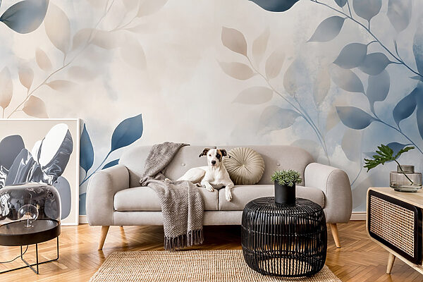 Delicate leaves in soft hues. Delicate leaves in soft hues.