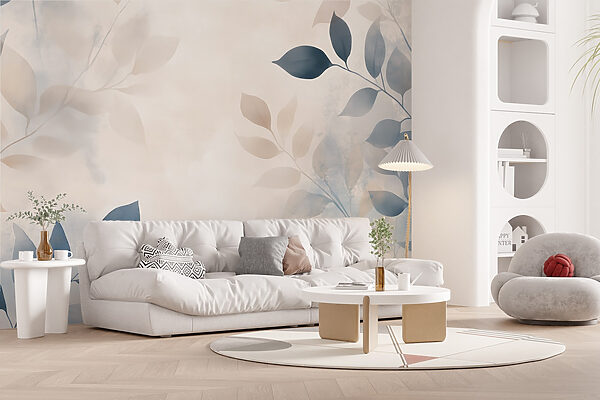 Delicate leaves in soft hues. Delicate leaves in soft hues.