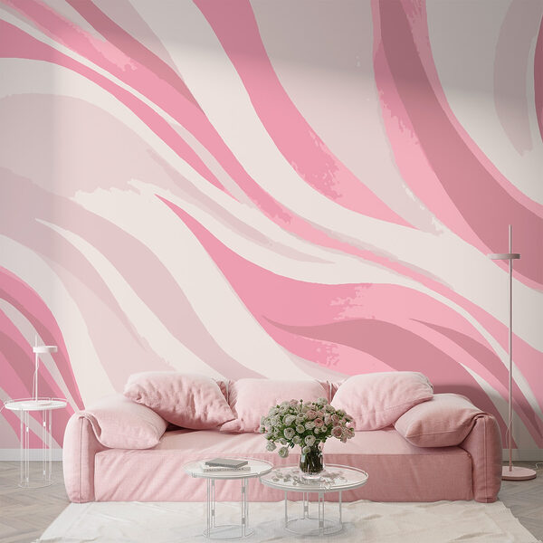 Pink and white swirls Pink and white swirls