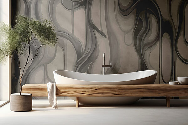 Abstract shapes in soft tones. Abstract shapes in soft tones.