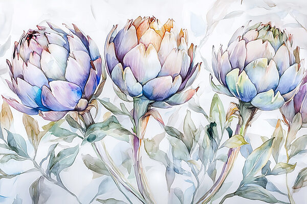 Watercolor painting of flowers Watercolor painting of flowers